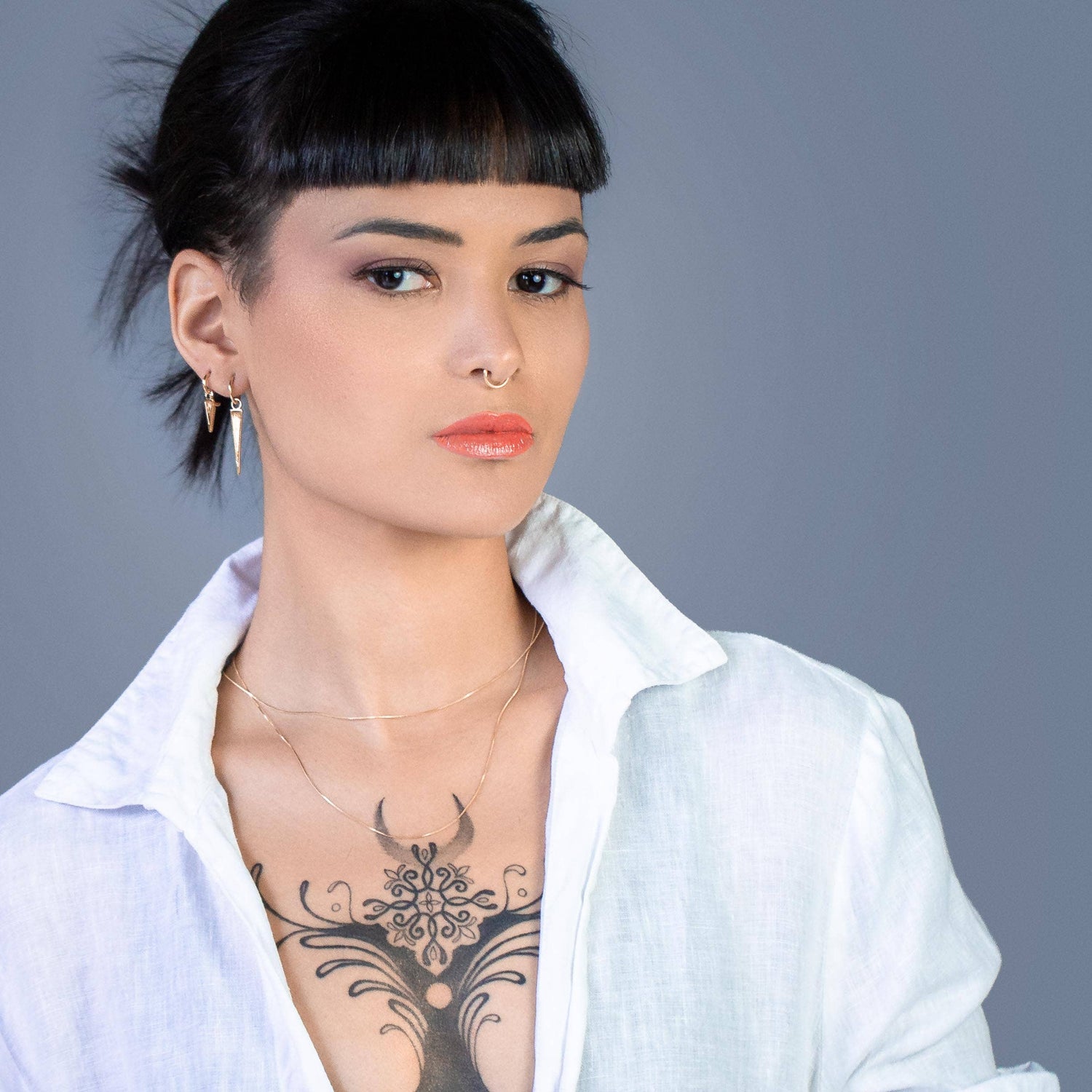 Mini Seamless Clicker Hoop Earrings: 9mm